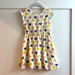 NWOT Mable + Honey open hearts woven dress